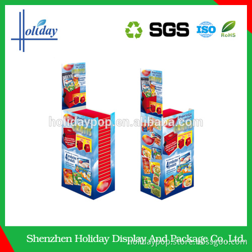 Concise design corrugated retail dump bins display